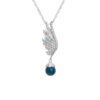 Messing Ketting voor Vrouwen met Engelvleugel Ontwerp