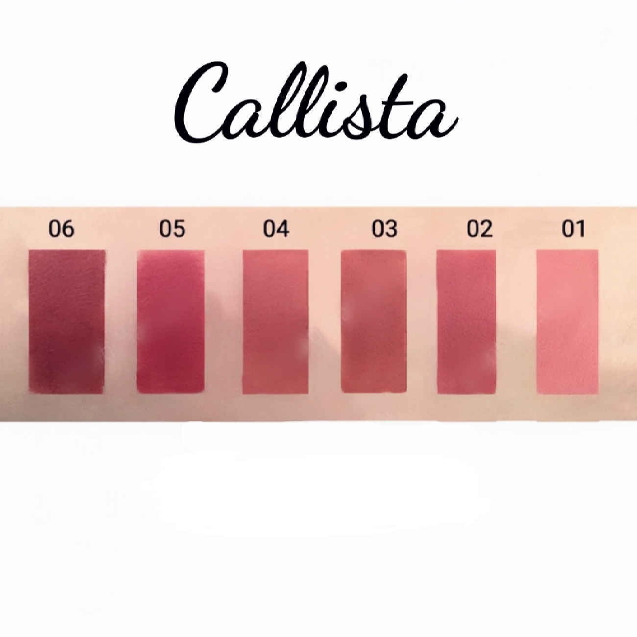 Callista Langhoudende Lipstick – Rijke Kleur & Luxe Gevoel : Nummer 6