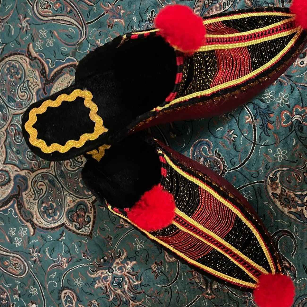 Charough Vintage Stijl Perzische Slippers voor Vrouwen