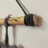 Decoratieve & Handgemaakte Macramé Wand Sleutelhouder met Bladontwerp