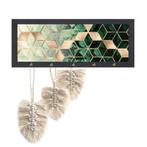 Decoratieve Handgemaakte Wand Sleutelhouder Model Macramé