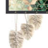 Decoratieve Handgemaakte Wand Sleutelhouder Model Macramé