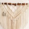 Decoratief Macramé Wandkleed Wandtapijt Kunst met Geometrisch Ontwerp