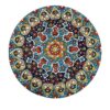 Decoratief Aardewerk Bord in Perzische Minakari Handgemaakt Wandkunst Bloemmotief