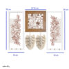 Decoratieve & Houten Wand Sleutelhouder voor Uw Entree