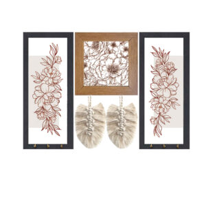 Decoratieve & Houten Wand Sleutelhouder voor Uw Entree