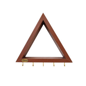 Decoratieve & Houten Wand Sleutelhouder met 5 Haken