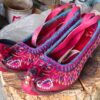 Rode Leren Perzische Pantoffels (Charough)
