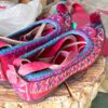 Rode Leren Perzische Pantoffels (Charough)