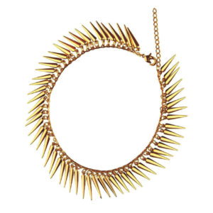 Perzische Stalen Enkelketting – Goudkleur