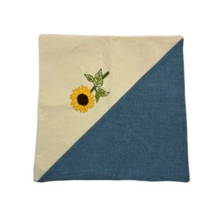 Geborduurde Kussenhoes – Afsaneh Suzani Blauw