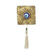 Boze Oog Aardewerk Wandhangend Amulet Model Goud
