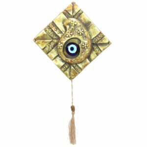 Boze Oog Aardewerk Wandhangend Amulet Model Termeh