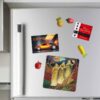 Elegante koelkastmagneet met Perzisch schilderij