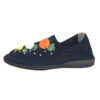Giveh Schoenen – Perzisch Schoeisel Navy Blauw Bloemen