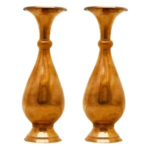Handgemaakt Decoratieve Perzische Gehamerde Koperen Vaas – Model Ladarius (2 stuks)