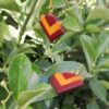 Handgemaakte Houten Oorbellen van Rozenhout & Palmhout