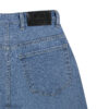 Hoge Taille Rechte Blauwe Jeans voor Dames