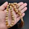 Islamitische Jaspis Rozenkrans met 33 Gebedskralen Tasbih Misbaha