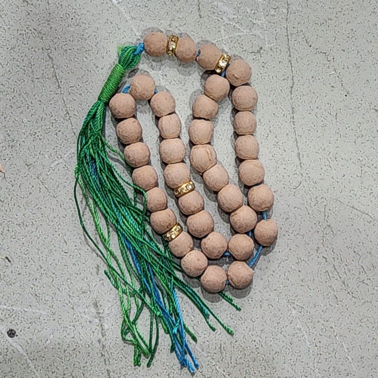 Islamitische Karbala Tasbih Khak-e-Shifa uit Karbala 33 Gebedskralen Tasbih