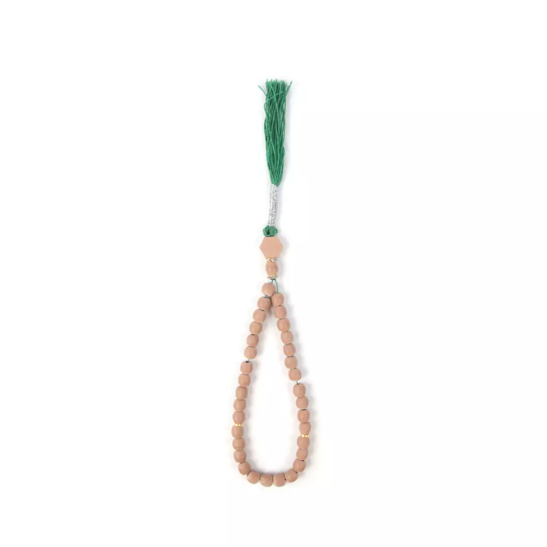 Islamitische Karbala Tasbih Gebedskralen met Khak-e-Shifa voor Shia Reza