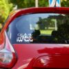 Islamitische Mashallah Auto Sticker – Wit