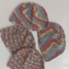 Gebreide Turkse Zijde Kufi – Blauw