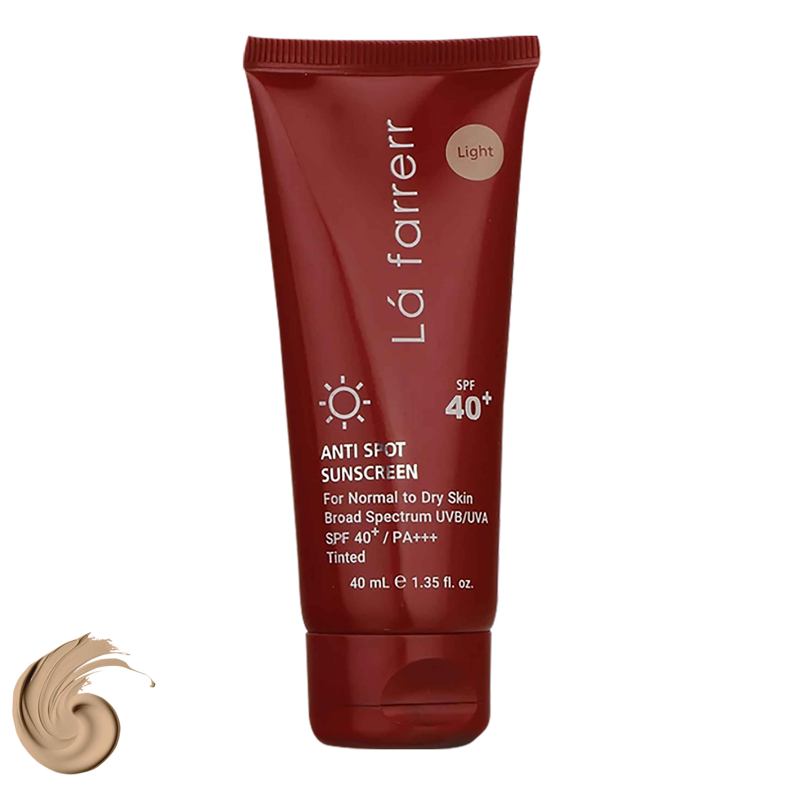 Lá Farrerr Getinte Zonnebrand SPF40 – Droge Huid