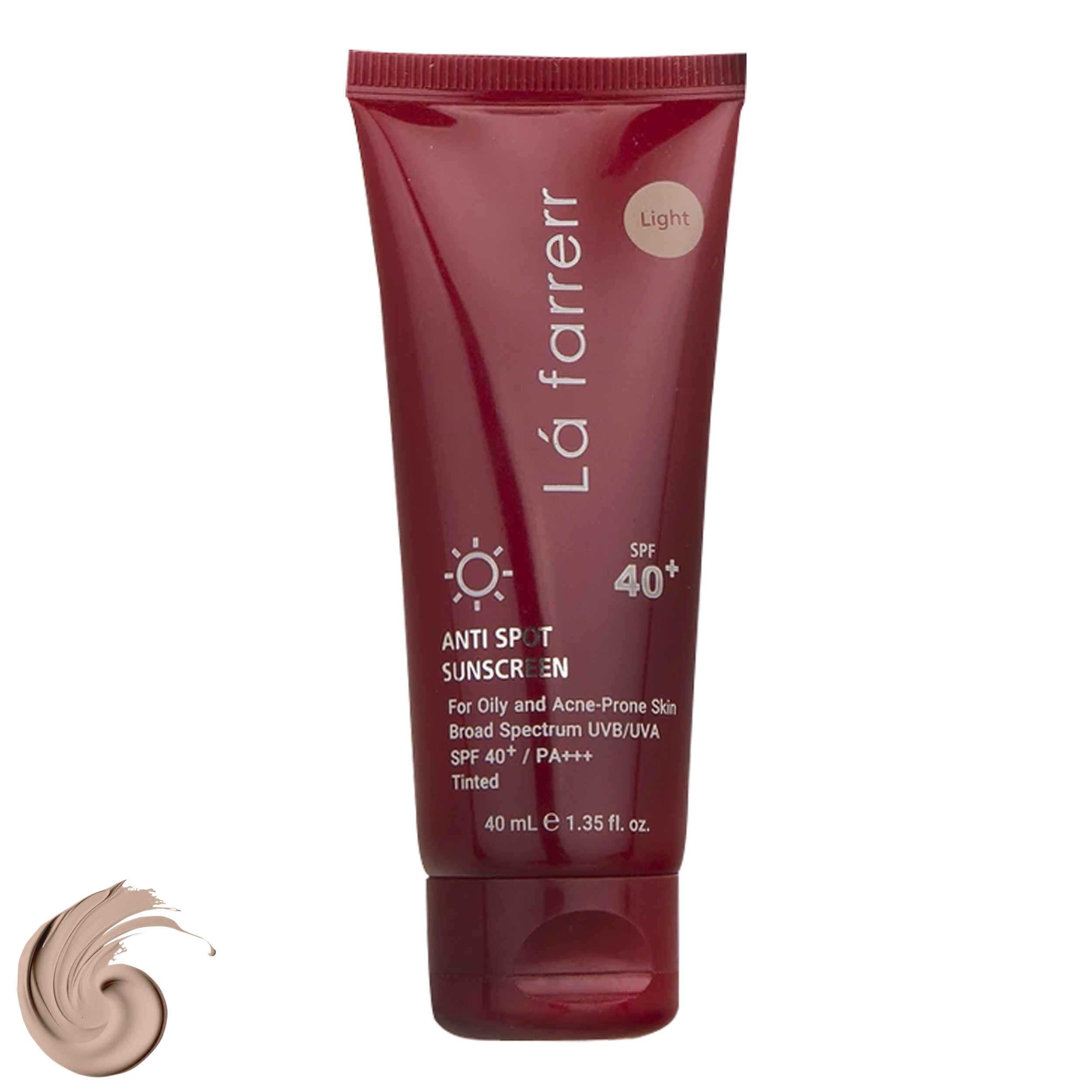 Lá Farrerr Getinte Zonnebrand SPF40 – Vette Huid