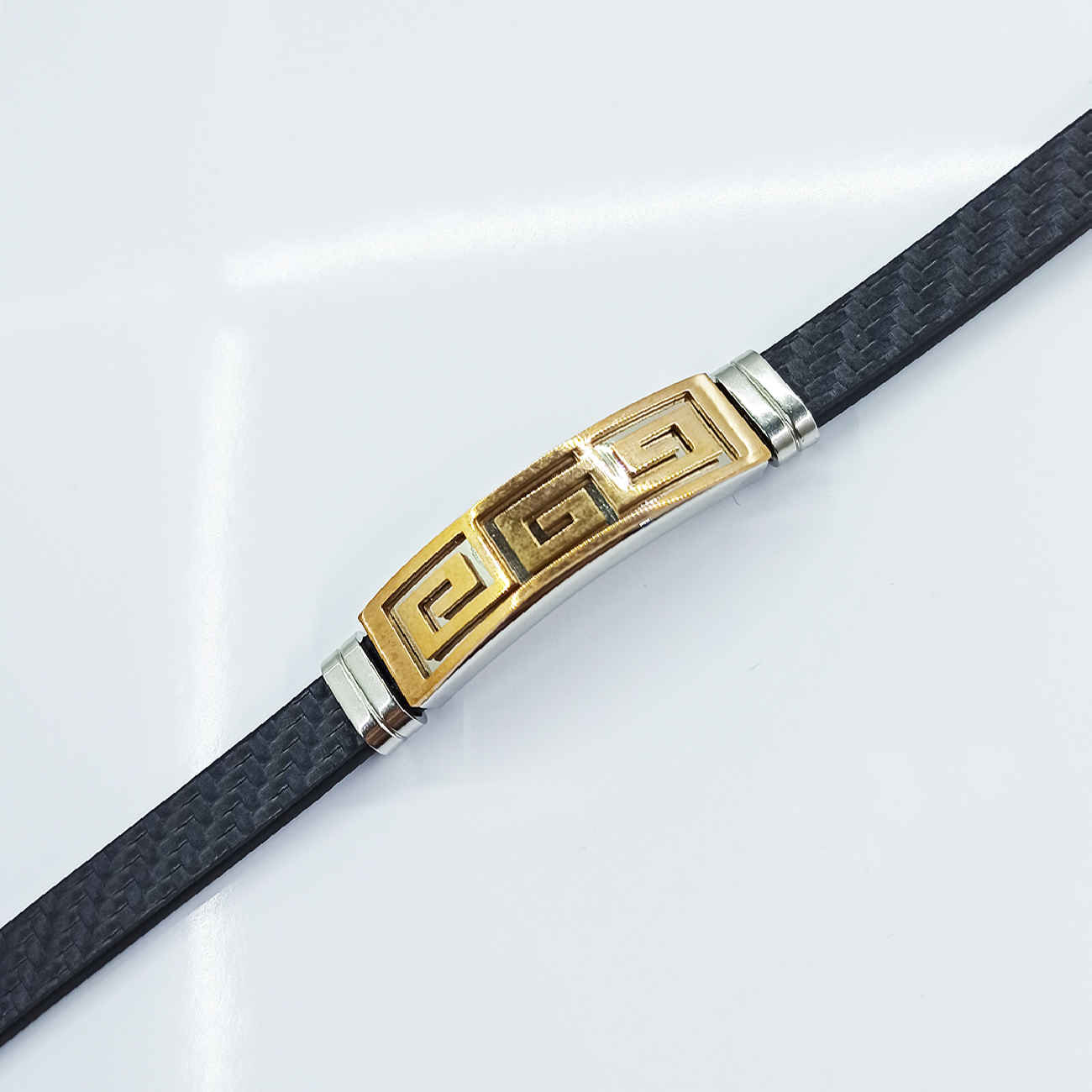 Leren Armband Elegant voor Mannen in Zwart