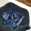 Macramé Rugzak Handgemaakt voor Dames in Zwart
