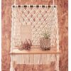 Macramé Wandkleed Handgemaakt Wandtapijt Kunst Bohemian met Plank