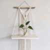 Macramé Wandkleed Handgemaakt Wandtapijt Kunst Bohemian met Plank