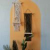 Macramé Wandkleed Handgemaakt Wandtapijt Kunst met Plank