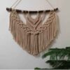 Macramé Wandkleed Wandtapijt Kunst Bohemian met Geometrisch Ontwerp