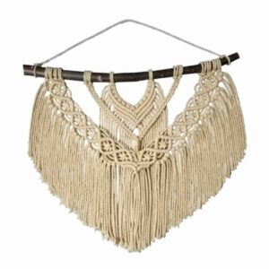Macramé Wandkleed Wandtapijt Kunst Bohemian met Geometrisch Ontwerp