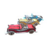 Maquette Bouwpakket: Houten Klassieke Auto Croc (2 stuks)