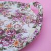 Robuust melamine dienblad - Rechthoekig dienblad met roze bloemenpatroon