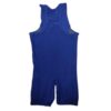 Mouwloos Worstelsinglet – Blauw Abstract