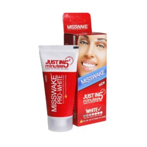 Misswake Whitening Tandpasta – 5 Minuten Effect (Set van 6)