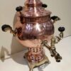 Perzische Koperen Samovar Decoratieve Houtskool Theemaker 2-Liter