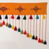 Perzische Wanddecoratie Kwast - Model Dara Oranje Wol