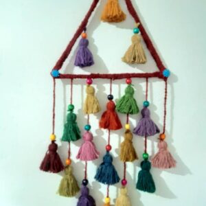 Perzische Wanddecoratie Kwast – Model Ziba Rood Handgeweven