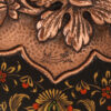 Perzisch Decoratief Koperen Gegraveerd Bord Vogels & Bloemen Ontwerp