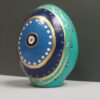Perzisch Decoratief Handbeschilderd Struisvogelei met Boze Oog Ontwerp