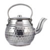Perzische Metalen Dubbele Theepot Duurzaam met Traditioneel Gehamerd Ontwerp
