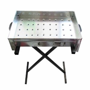 Perzische Mangal Draagbare Houtskool Grill met Basis voor Buiten Koken