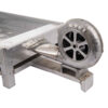 Perzische Mangal Draagbare Houtskool Grill met Handmatige Ventilator voor Buiten Koken