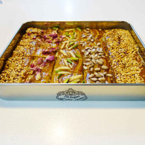 Perzisch Snoep – Gevulde Baklava met Noten & Rozenblaadjes 650 gr (2x)