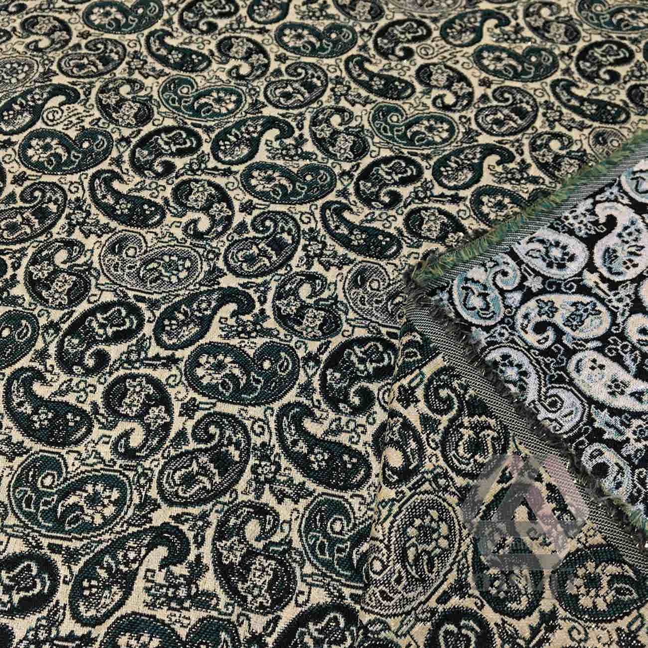Elegante Perzische Termeh Stof – Geweven Floral Paisley Design